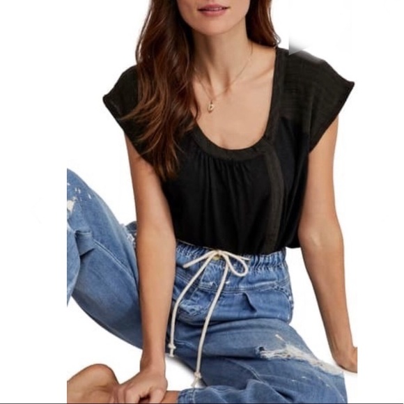 Free people keep it casual tee shirt NWT - Picture 2 of 9